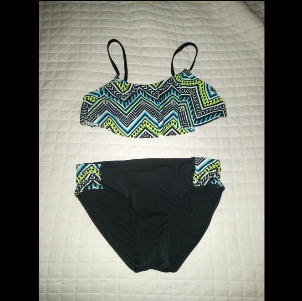 Girl's Justice 2 Piece Bathing Suit size 10